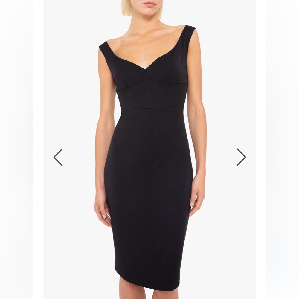 BLACK HALO Ally Sheath Dress Black Size 6
